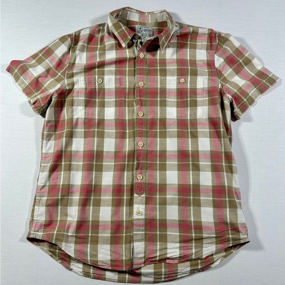 Woman’s Lucky Brand Short Sleeved Cotton Shirt Size Large​​​
